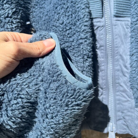 FP Movement | Gear Up Sherpa Fleece Jacket in Blue | M - Picture 8 of 16